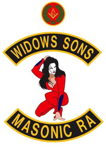 Widows Sons Masonic Riders Association patch